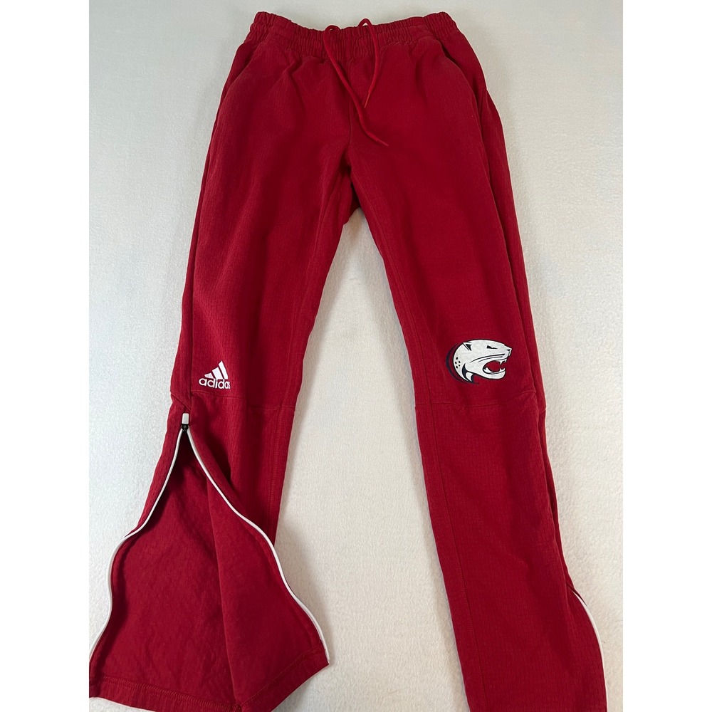 Adidas Pants Womens Small Red Excellent Houston Cougars Cheer Issued Climalite